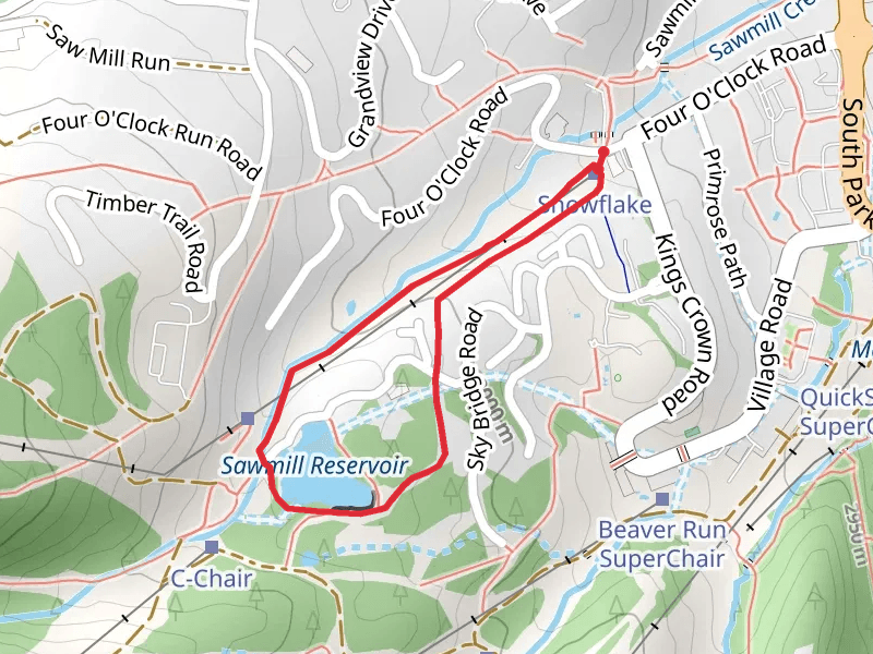 Snowflake and Sawmill Reservoir Loop