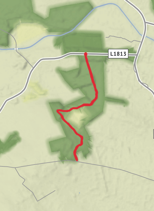 County Roscommon Walking mobile static map
