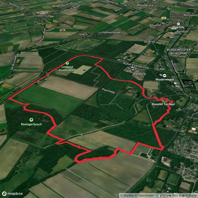 Ter Apel and Vossenberg via Westerwoldepad