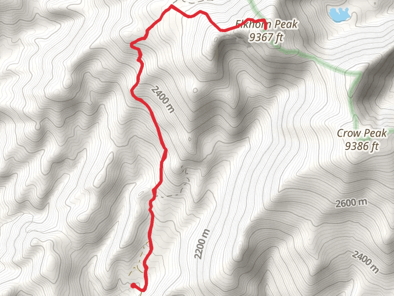 Elkhorn Peak via Diego Town Road