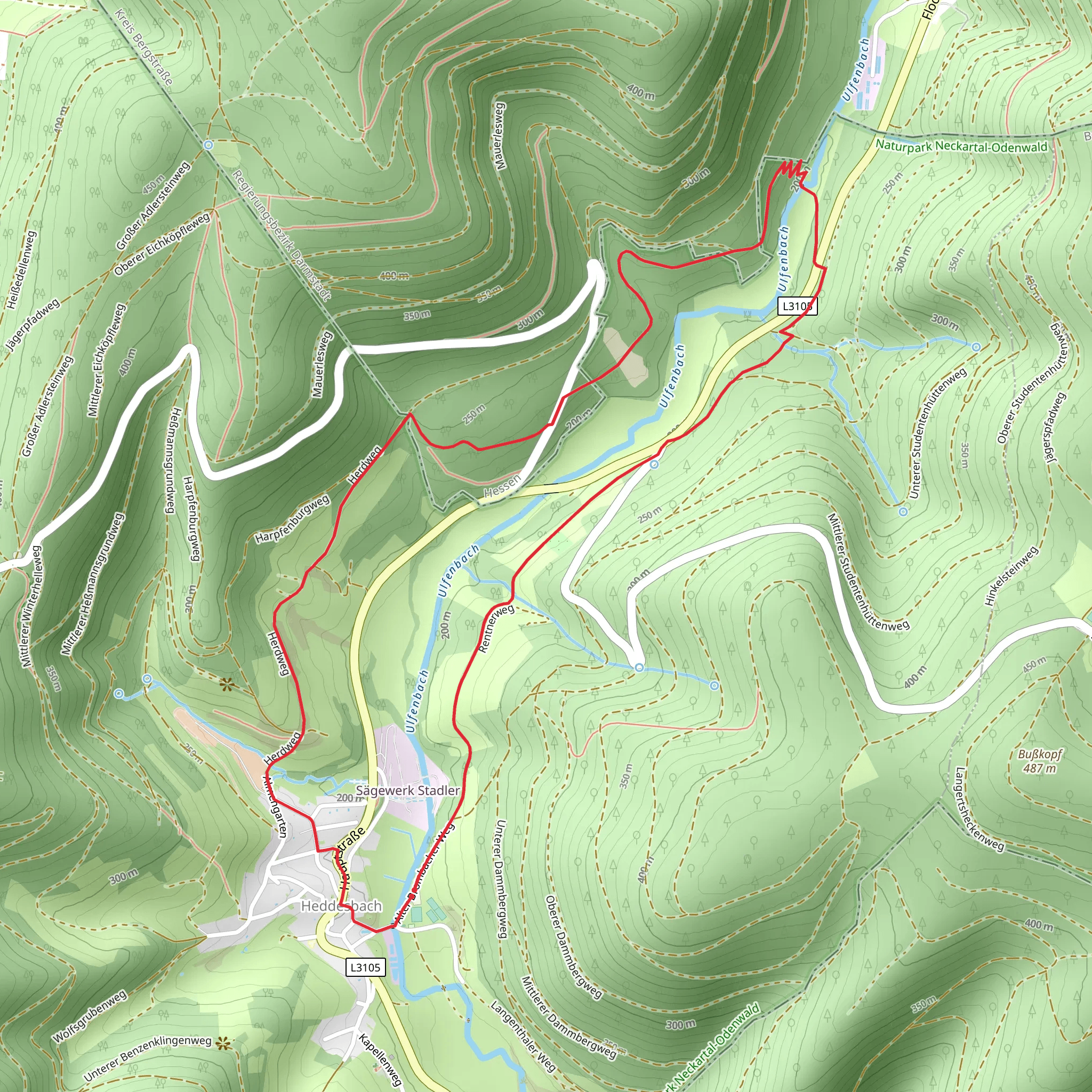 Rentnerweg and Schlumbach Weg mobile static map