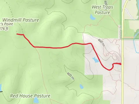Windmill Pasture Hill via Scenic Overlook Trail