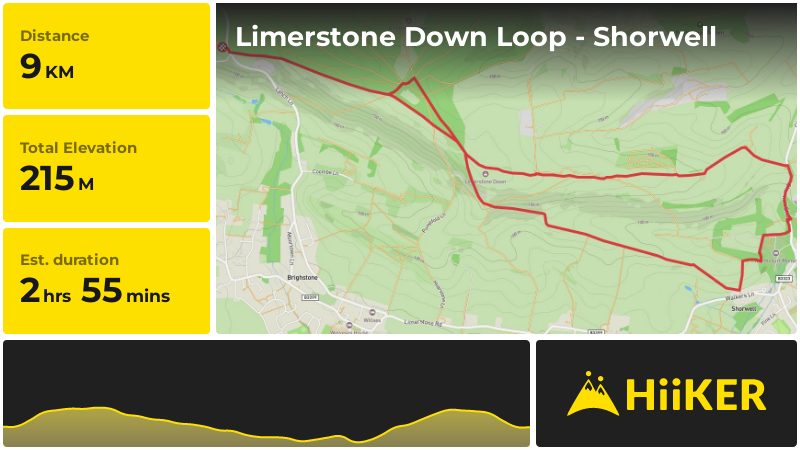 Limerstone Down Loop - Shorwell | Isle of Wight | England