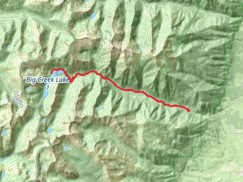 Big Creek Lakes and Big Creek Trail