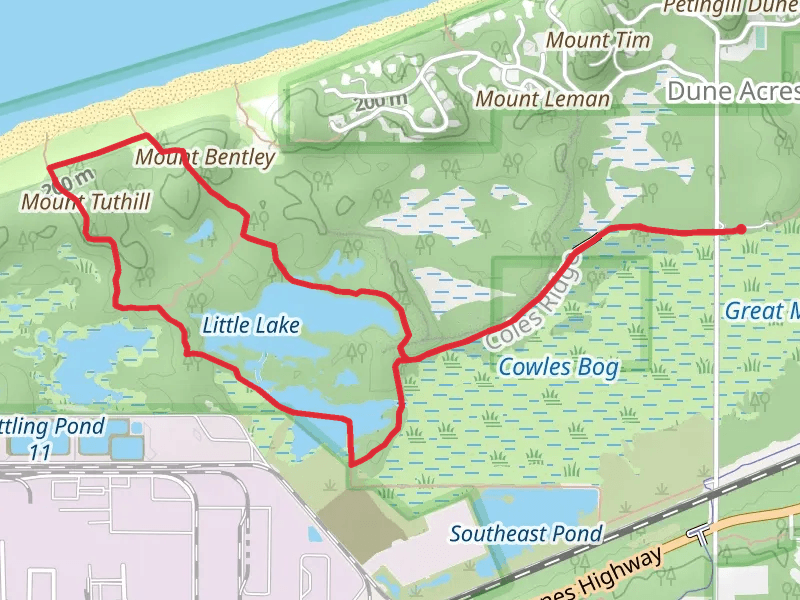 Greenbelt, Cowles Bog Trail and Little Lake Loop