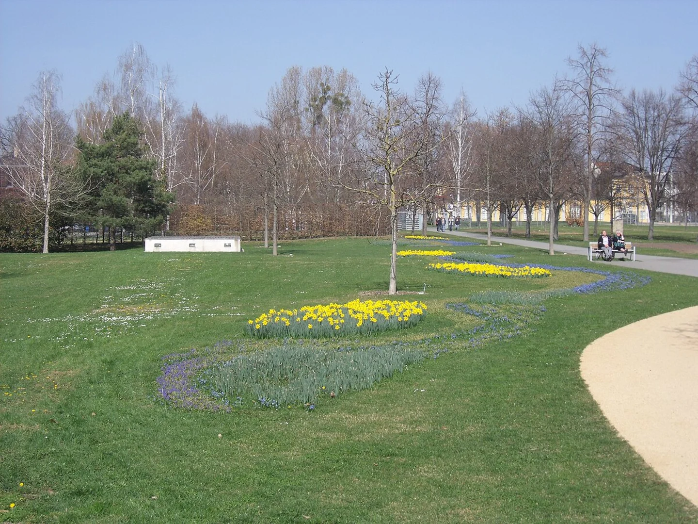 An image depicting the trail Hofwiesenpark Loop and its surrounding area.