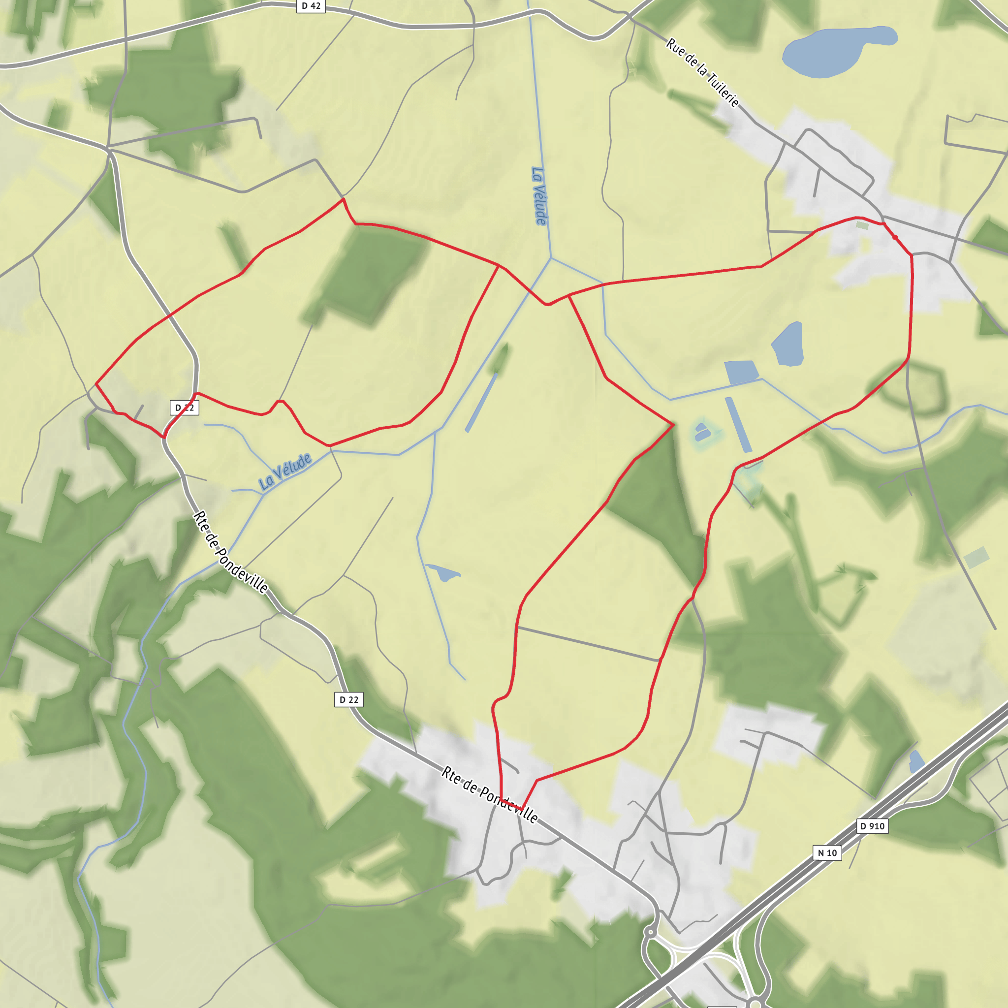 Yvon and St Estèphe Loop mobile static map