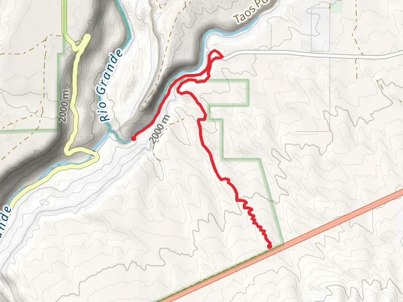 The Slide via Rift Valley Trail