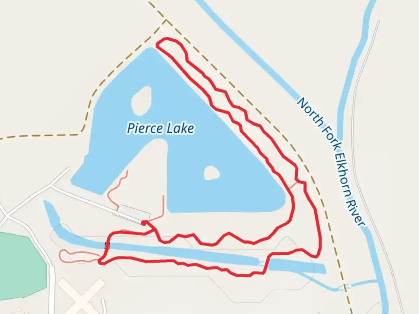 An image depicting the trail East Pierce Loop and its surrounding area.