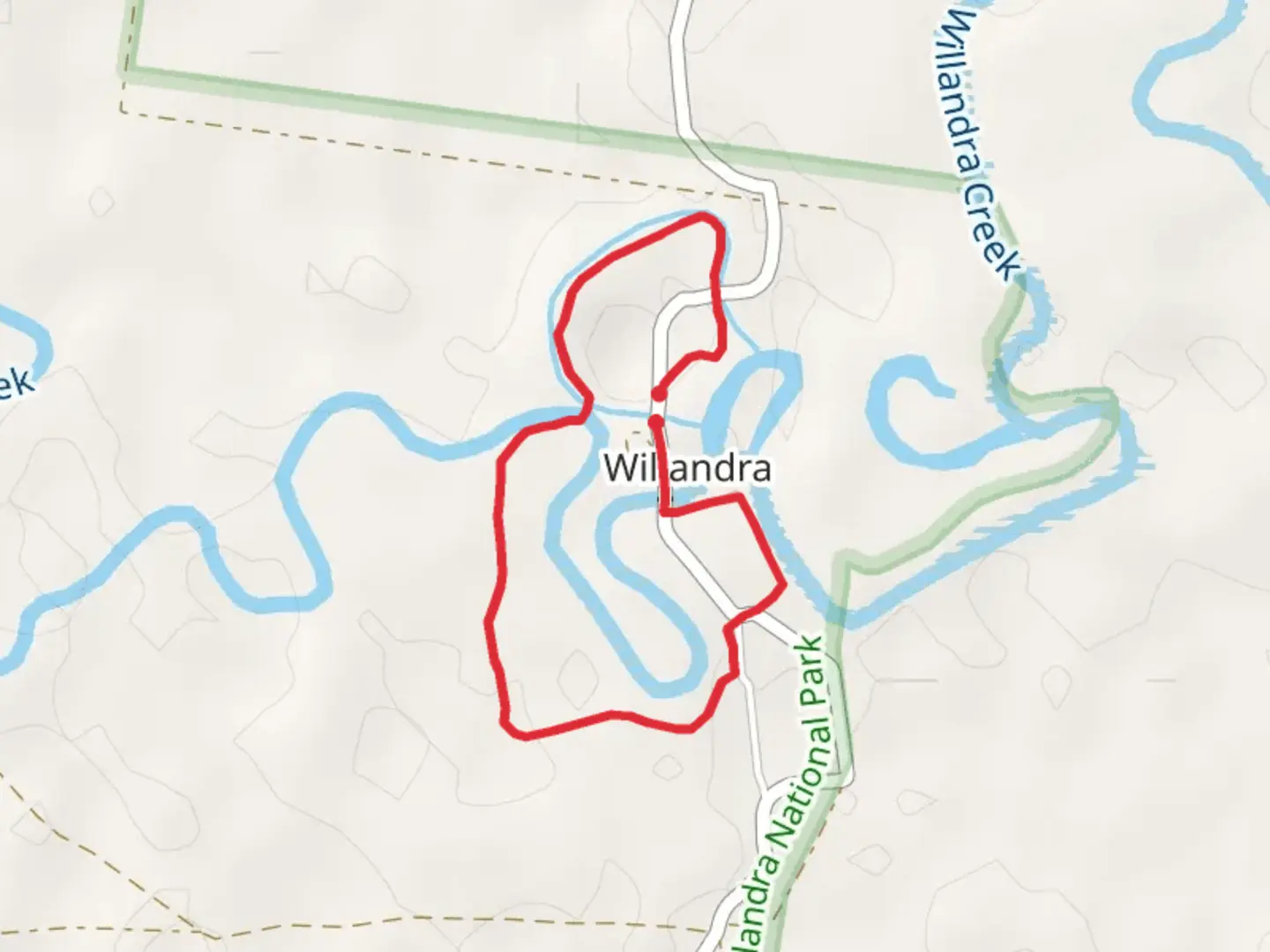 An image depicting the trail Nilla Yannagalang Billana Walk and its surrounding area.