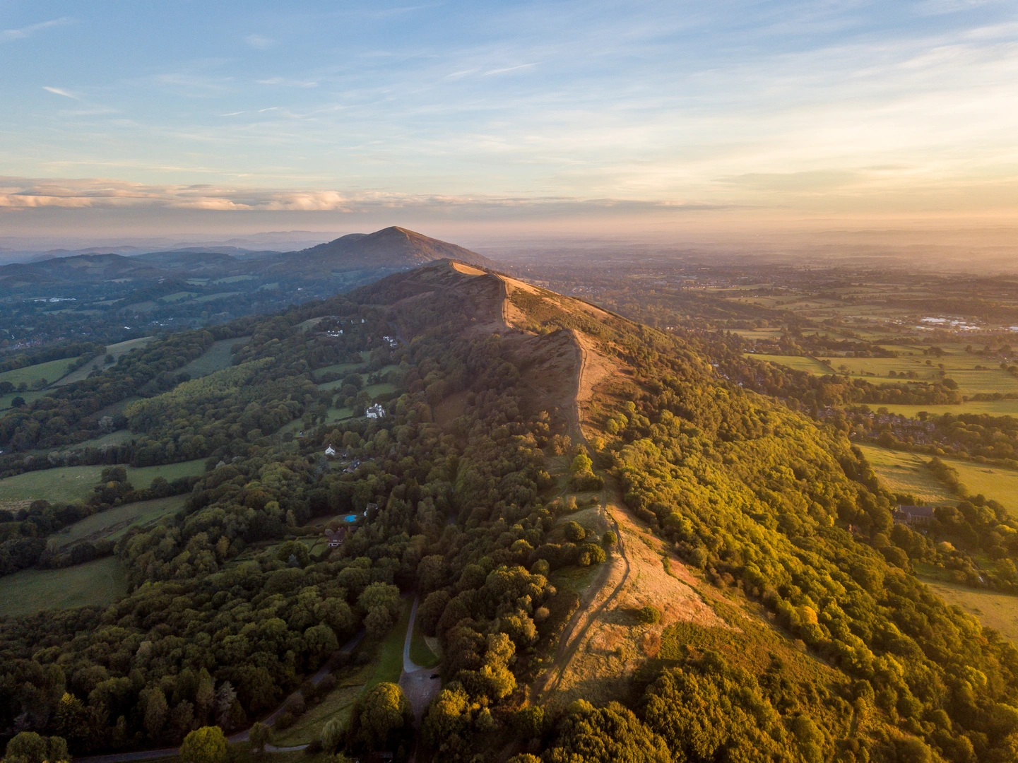 An image depicting the trail Malvern Link and its surrounding area.