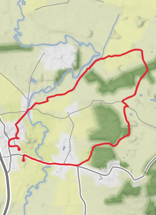 Hike on Lacock, Reybridge and Bowden Hill Loop mobile static map