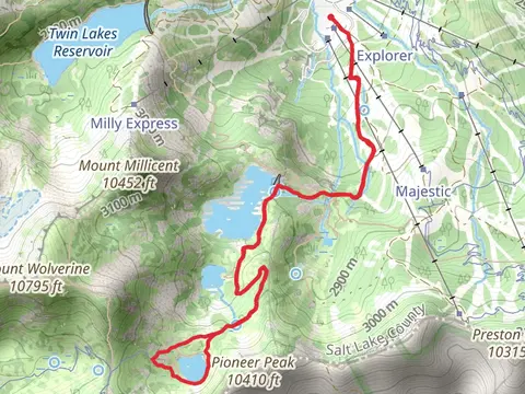 Lake Catherine Loop via Brighton Lakes Trail