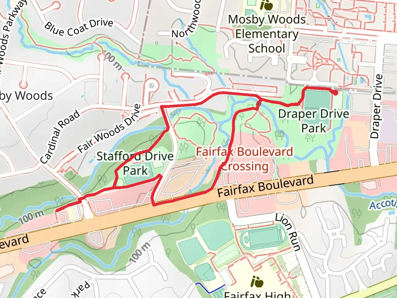Ranger Road Park and Stafford East Park Loop