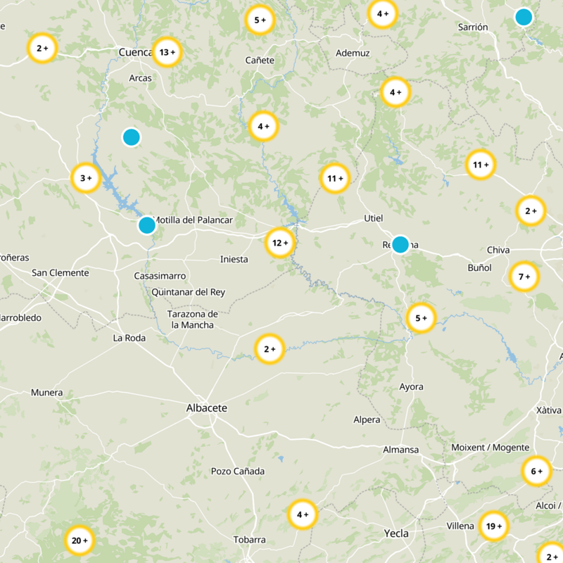 Villamalea Static Map