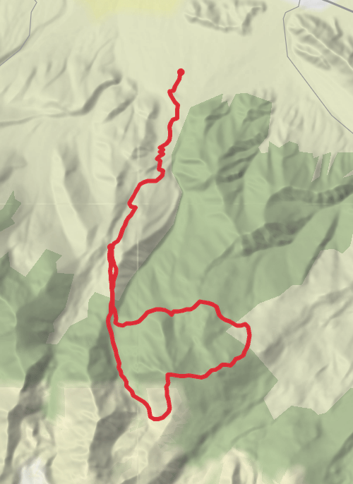 Hike from Ton mobile static map