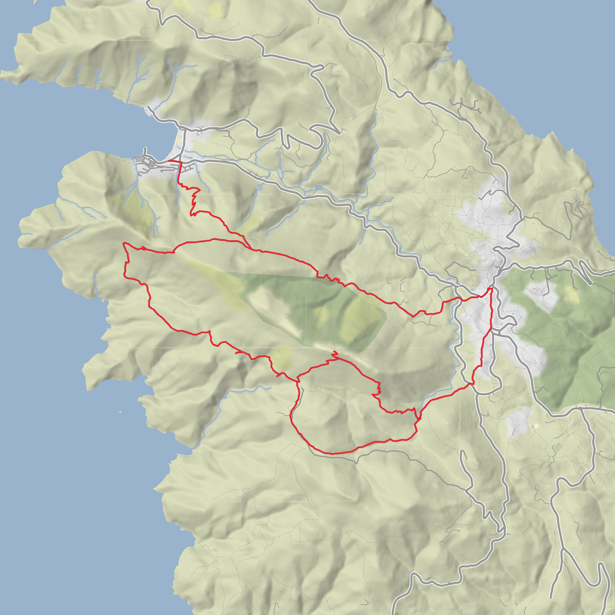 Apollonia, Agios Eleftherios and Panagia Toso Nero Loop mobile static map