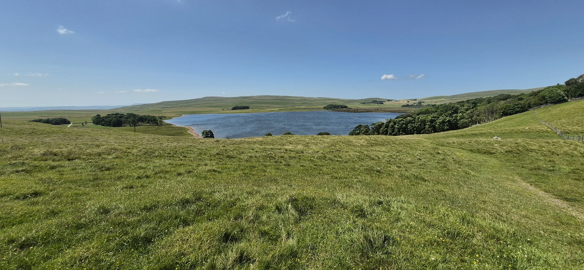 An image depicting the trail Hike from Arncliffe to Malham Tarn and its surrounding area.
