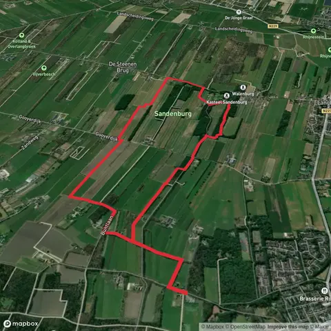 Groenesteyn, Kasteel Sandenburg and Postenburg Loop