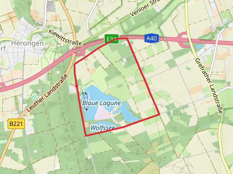 Wolfssee via Wankumer Heide Sued