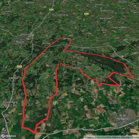 Oude Ruurlose Weg, Oude Zelhemse Weg and Lindese Weg