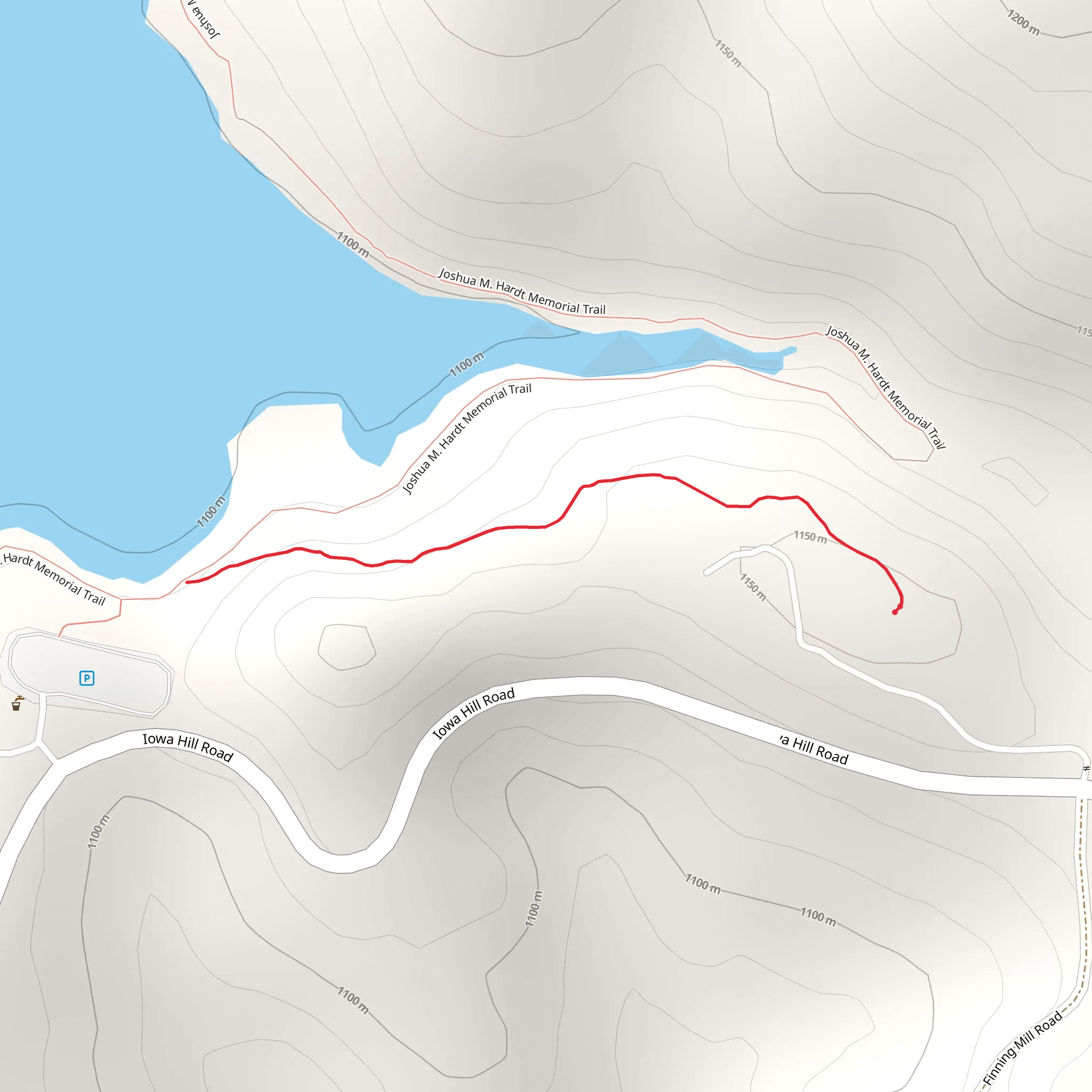 Rocky Ridge to Sugar Pine Reservoir mobile static map