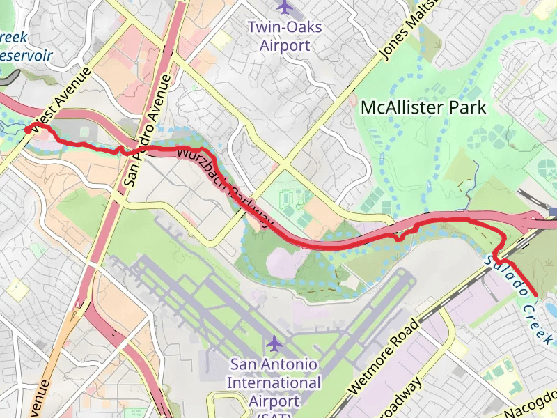 Salado Creek Greenway Trail