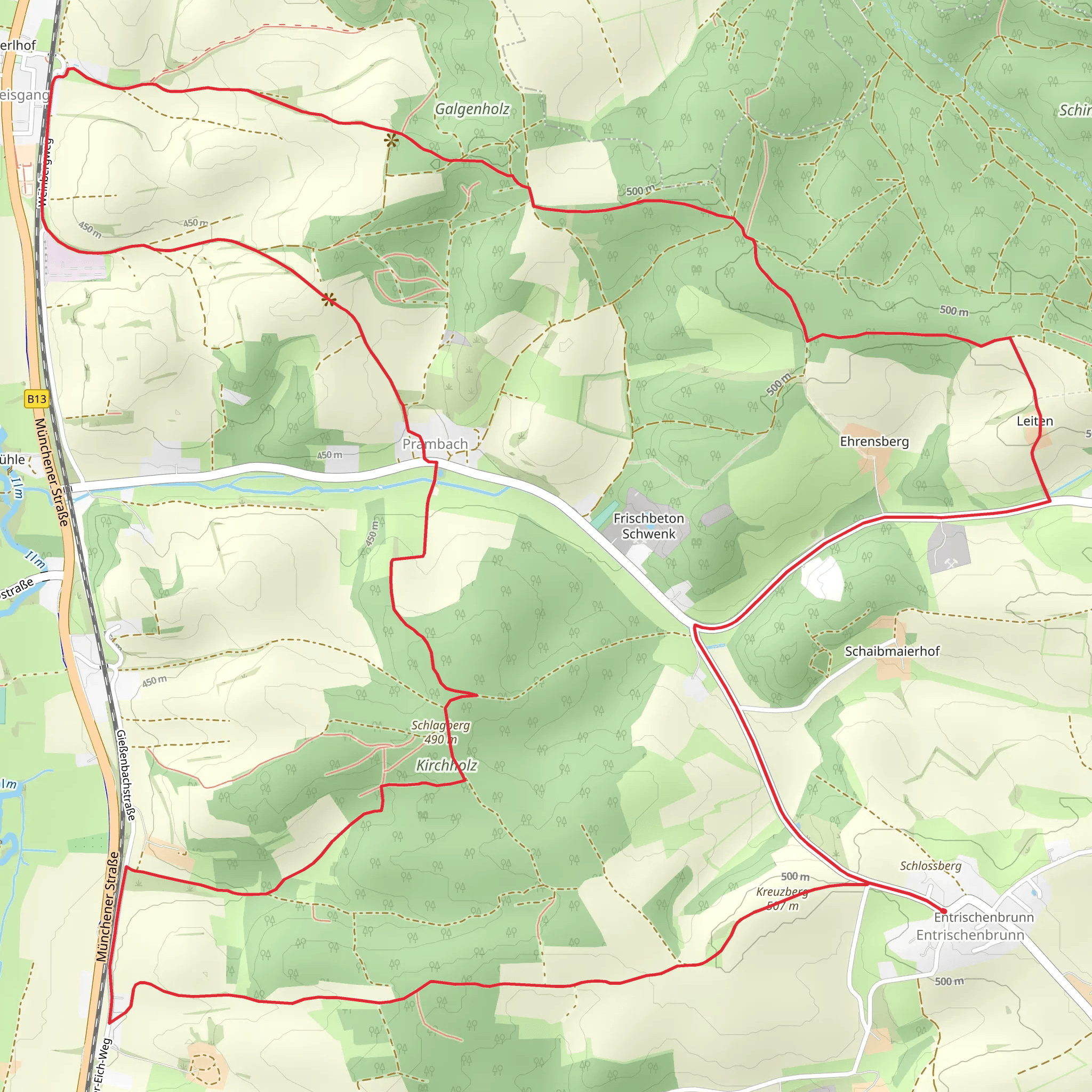 Schlagberg and Schindelhauser Forst Loop - Pfaffenhofen | Pfaffenhofen