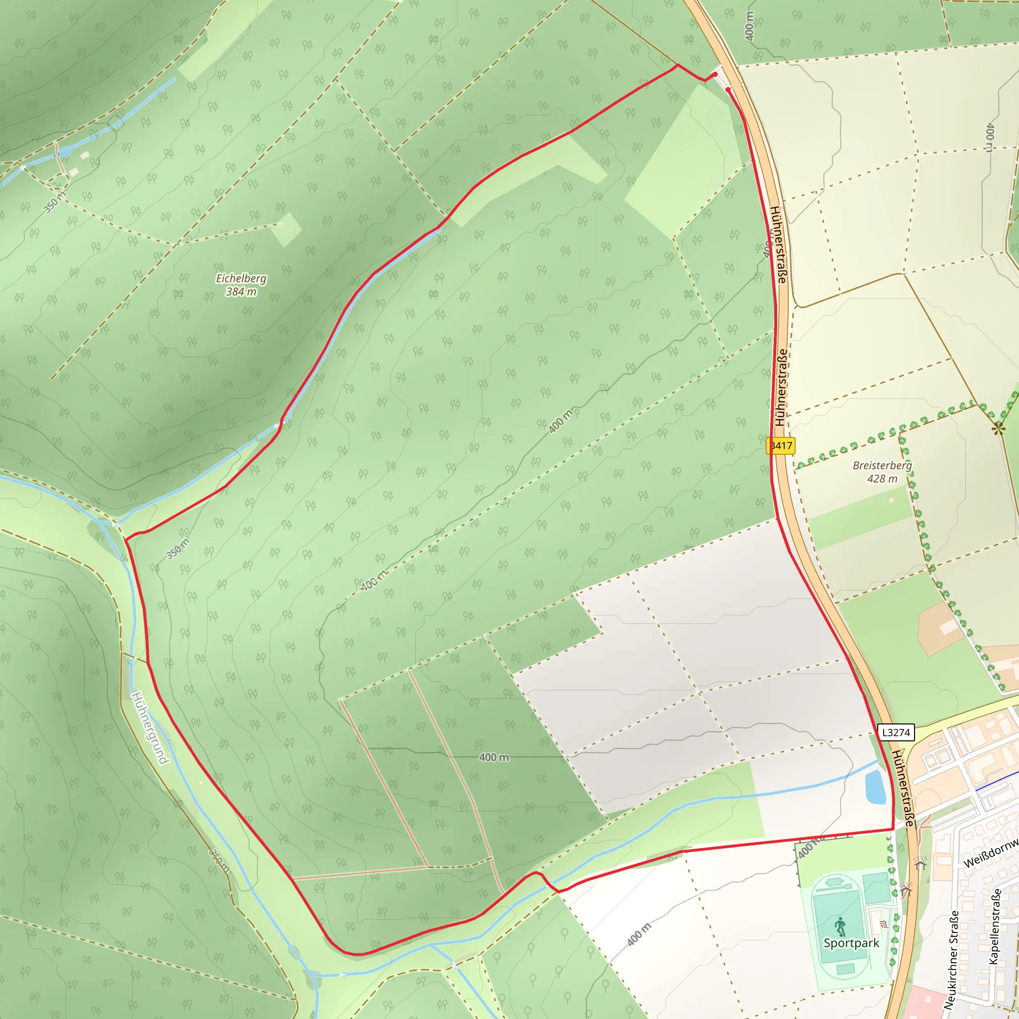 Eichhoernchen and Rundwanderweg Erlenblatt Loop mobile static map