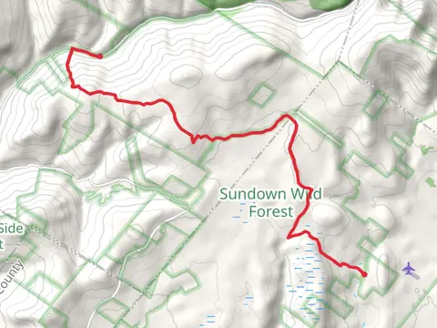 Pople Hill and Bangle Hill via Long Path
