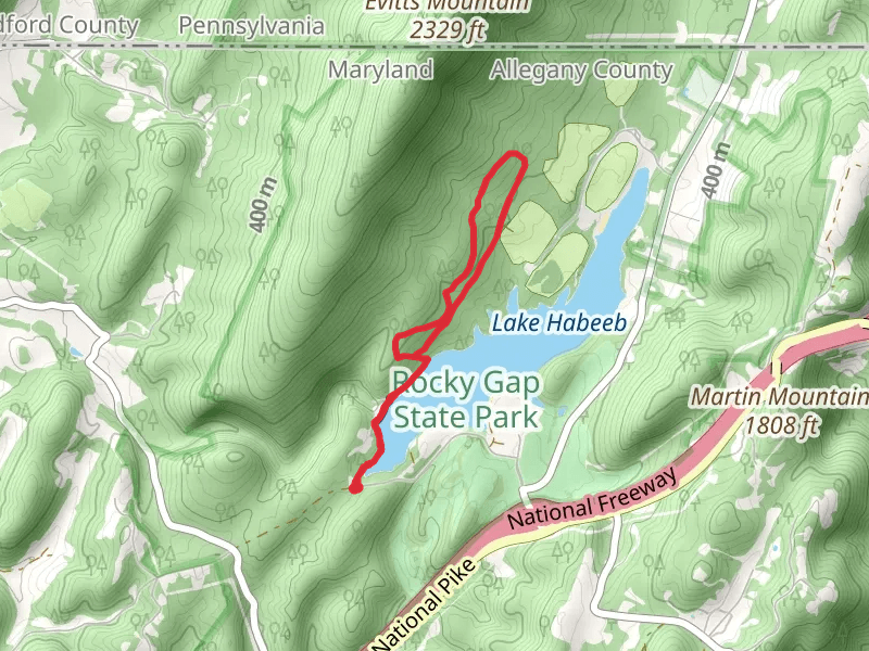 Rocky Trail and Settlers Path Loop