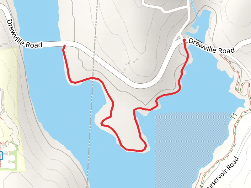 Croton Falls Reservoir from Drewville Road