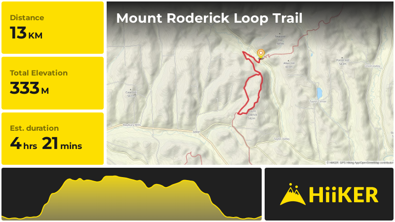 Mount Roderick Loop Trail | Cortland County | New York