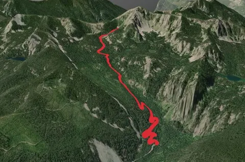 South Fork Four Lakes Creek Trail