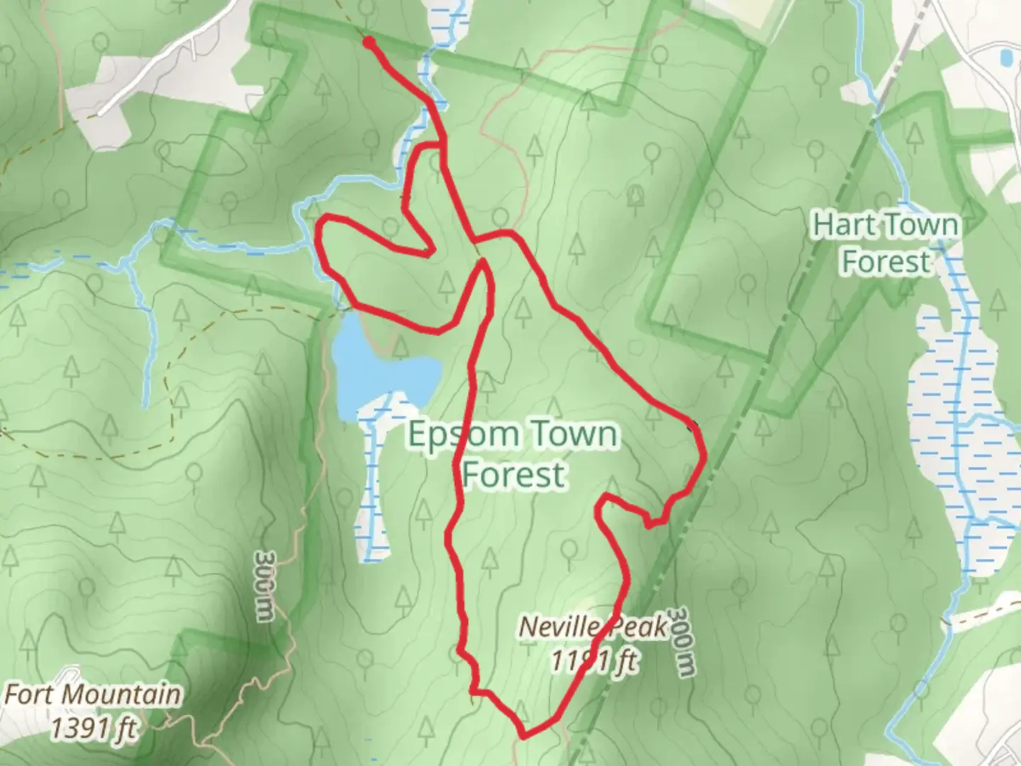An image depicting the trail Neville Ridge Trail and its surrounding area.