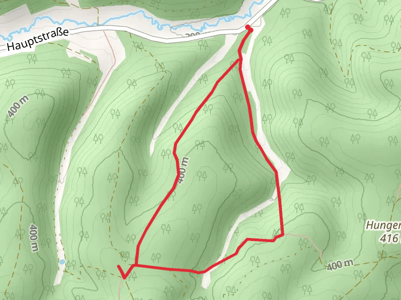 Mittelberg and Heinrich Cotta Gedenlstein Loop