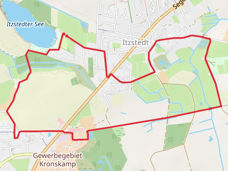 Rundweg durch die Gemeinde Itztedt and Von Nahe zum Nienwohlder Moor