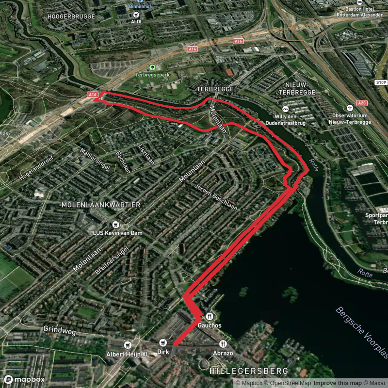 Jachthaven and Molenpark Loop via Strekkade