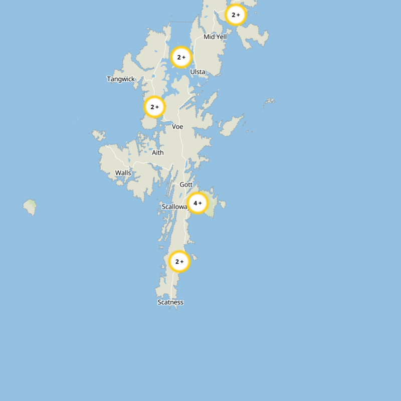 Shetland Islands Static Map