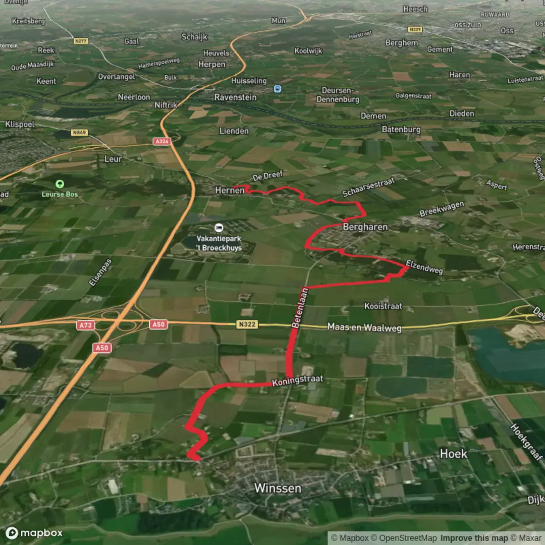 An image depicting the trail 1346-roots-natuurpad-etappe-24 and its surrounding area.