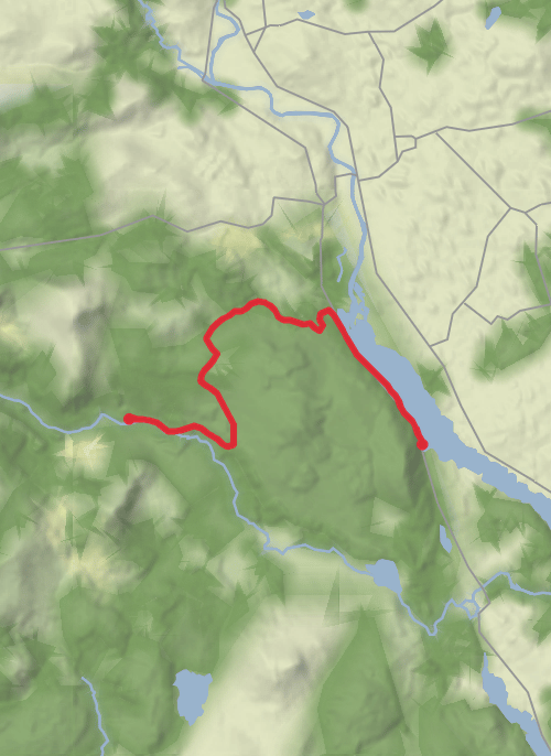 Hike from Castle Douglas mobile static map