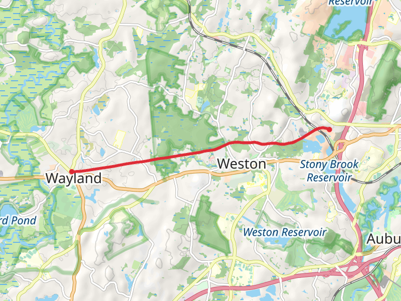 Mass Central Rail Trail - Wayside