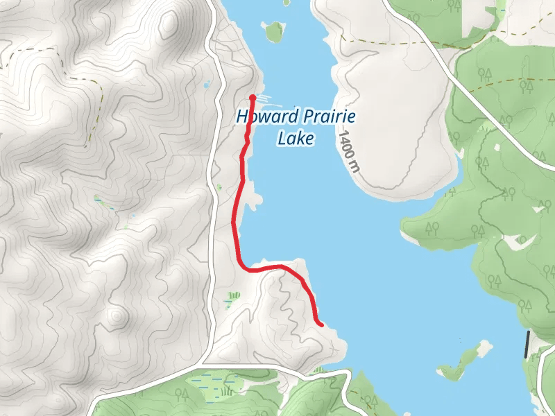 Howard Prairie Lake Western Shore Walk