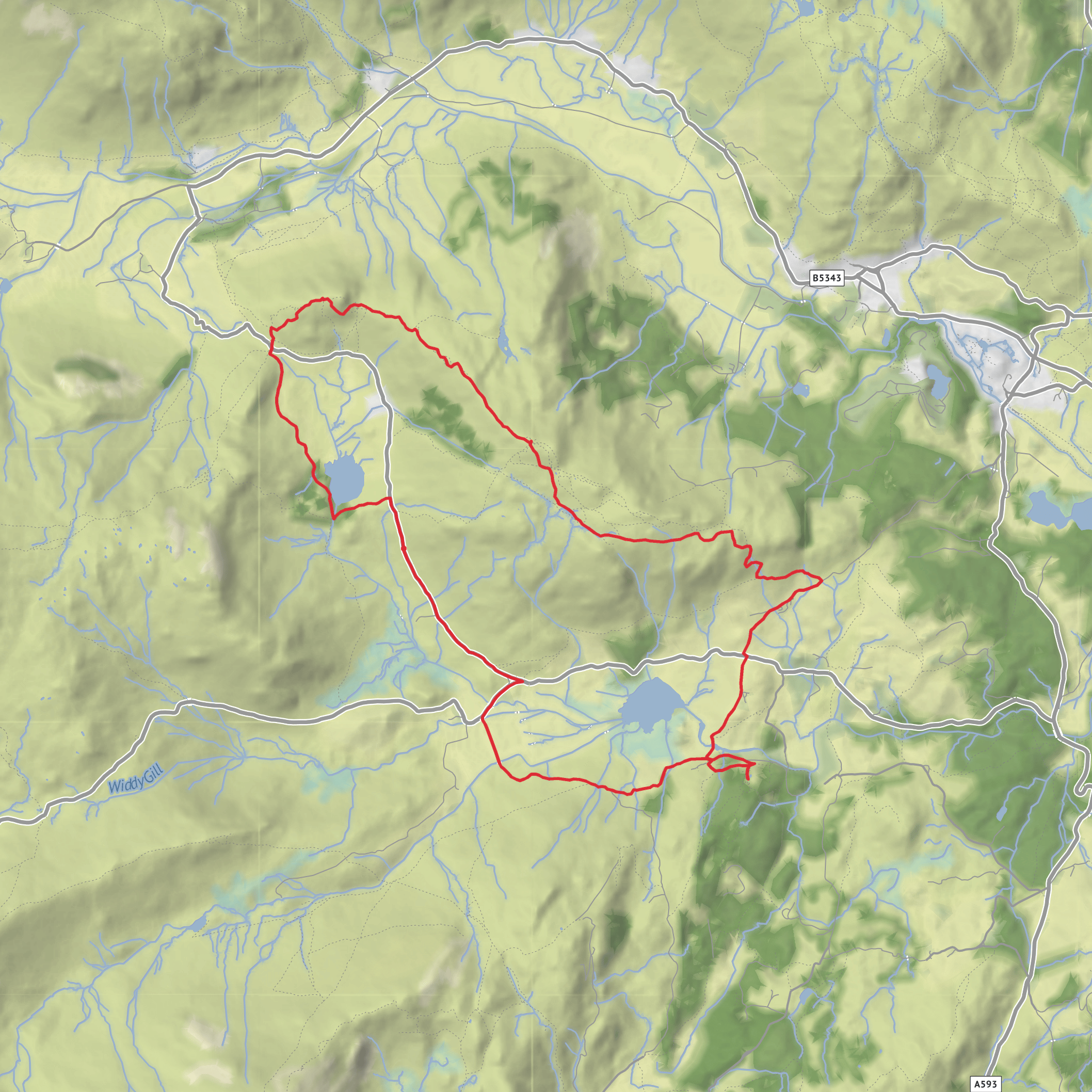 LingmoorFellCathedralCave mobile static map