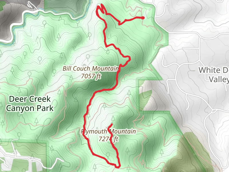 Plymouth Mountain via Plymouth Creek Trail