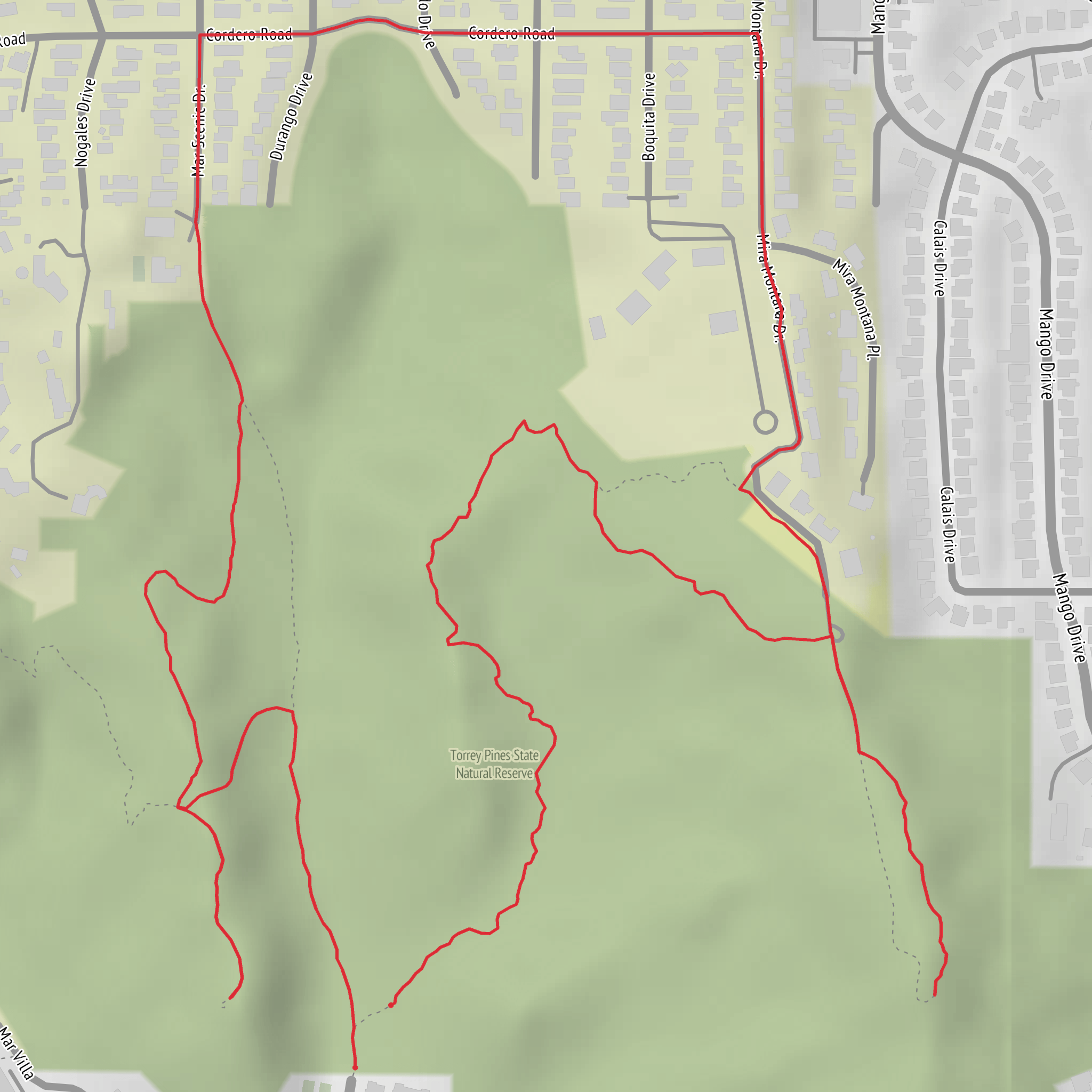 Torrey Pines Extension mobile static map