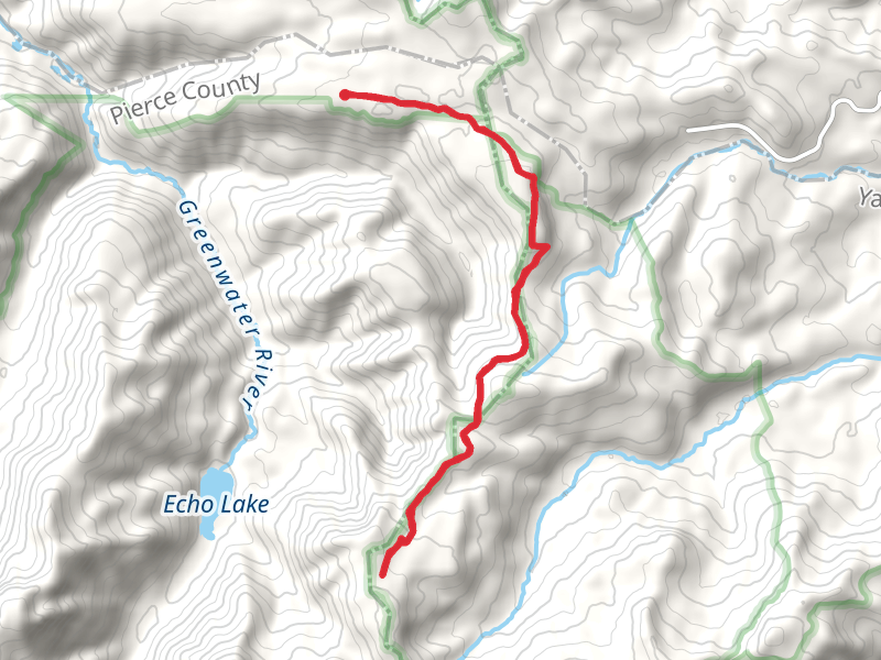 Pacific Crest Trail from Greenwater Road