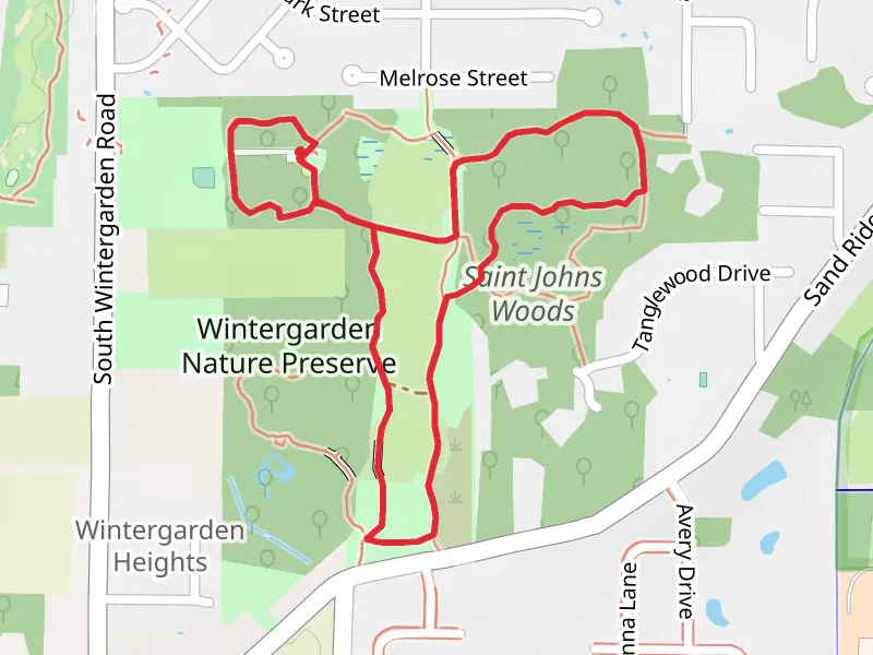 Twyman Loop Trail - Wintergarden Nature Preserve