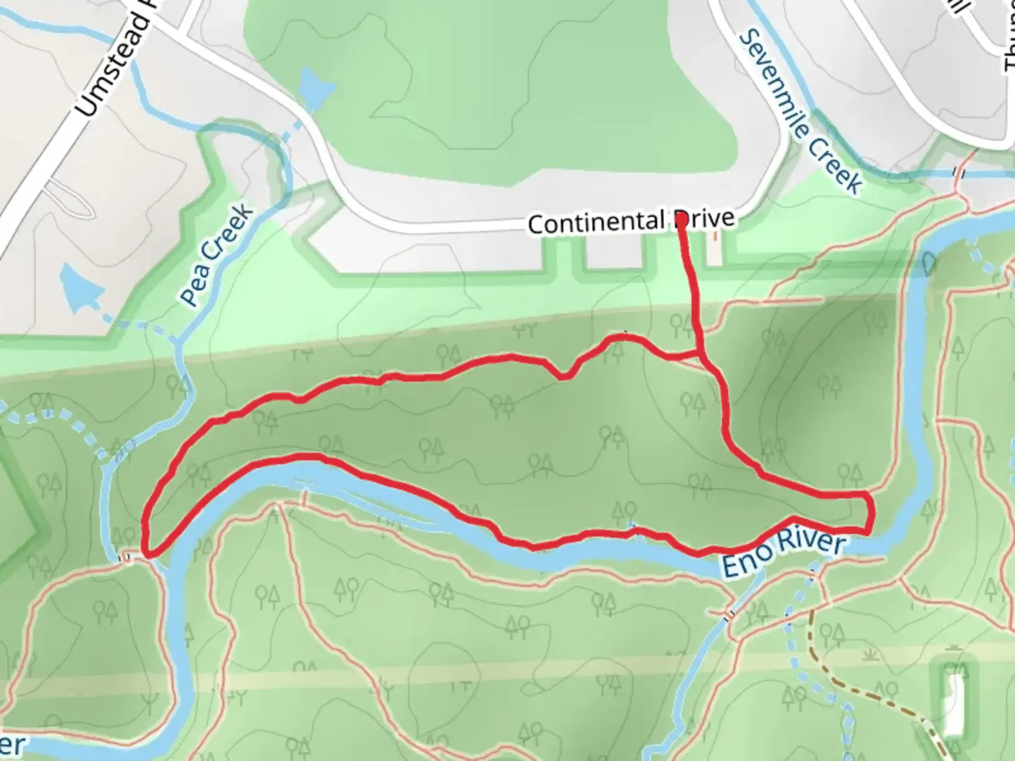 An image depicting the trail Dunnagan Loop Trail and its surrounding area.