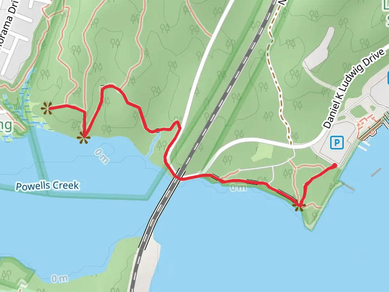 Powells Creek and Bushey Point Trail